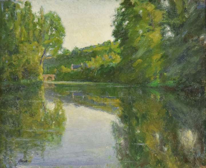Le Petit Pont Traversant la Rivière